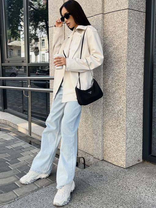Куртки та дублянки Jadone Fashion модель Kurtka_Derbi_bila Фото