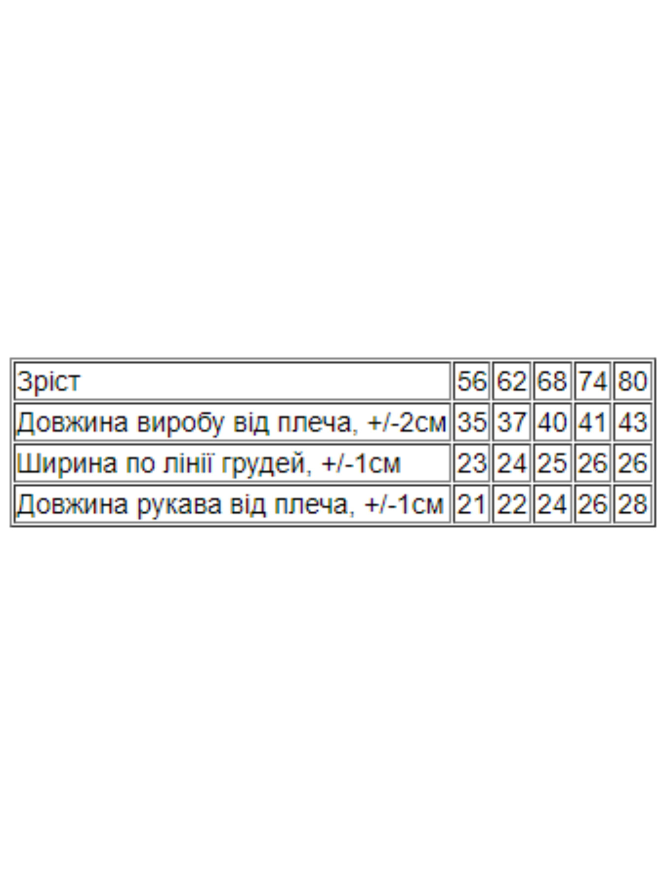 Одяг для немовлят Носи своє модель 5010-036-5-chajna-troqnda Фото