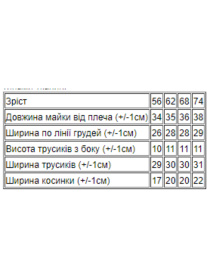 Одяг для немовлят Носи своє модель 5017-002-33-sova-chornilxno-sinj Фото