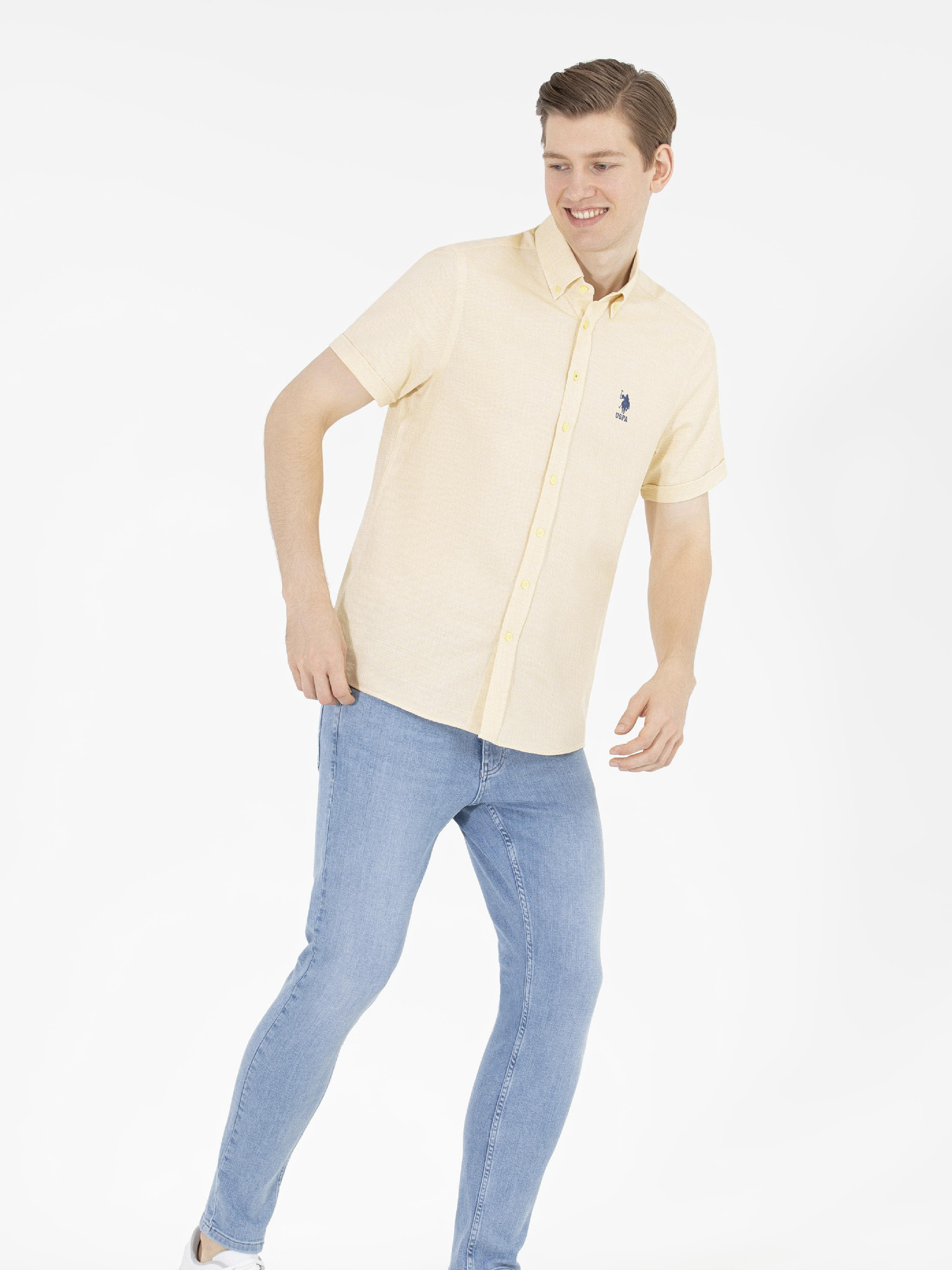 Рубашки US Polo модель G081GL004.000.1574036.VR004 Фото