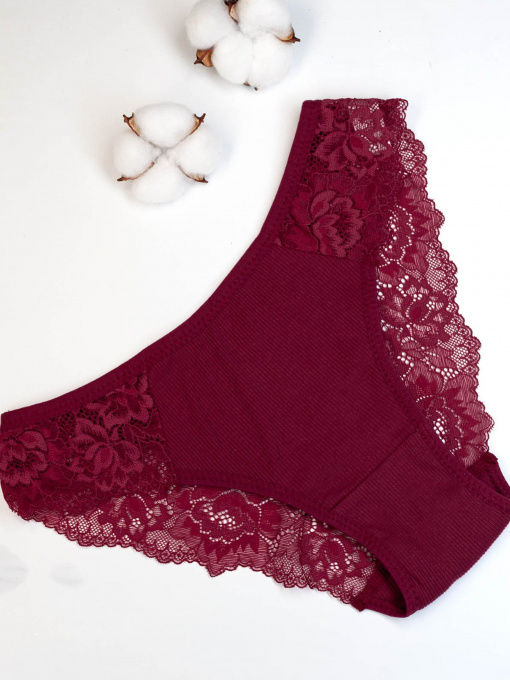 Нижнее белье ISSA Plus модель BL2-823_burgundy Фото