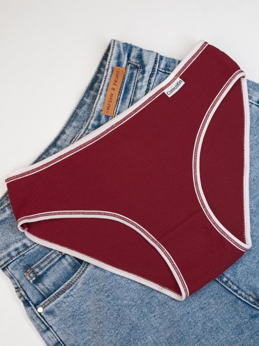Нижнее белье ISSA Plus модель BL2-838_бордовый Фото
