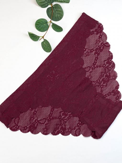 Нижня білизна ISSA Plus модель BL2-848_burgundy Фото