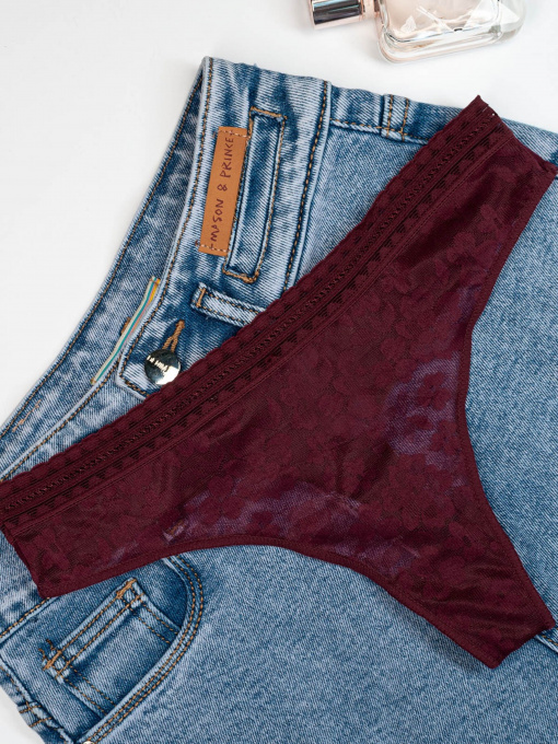 Нижнее белье ISSA Plus модель BL2-855_burgundy Фото