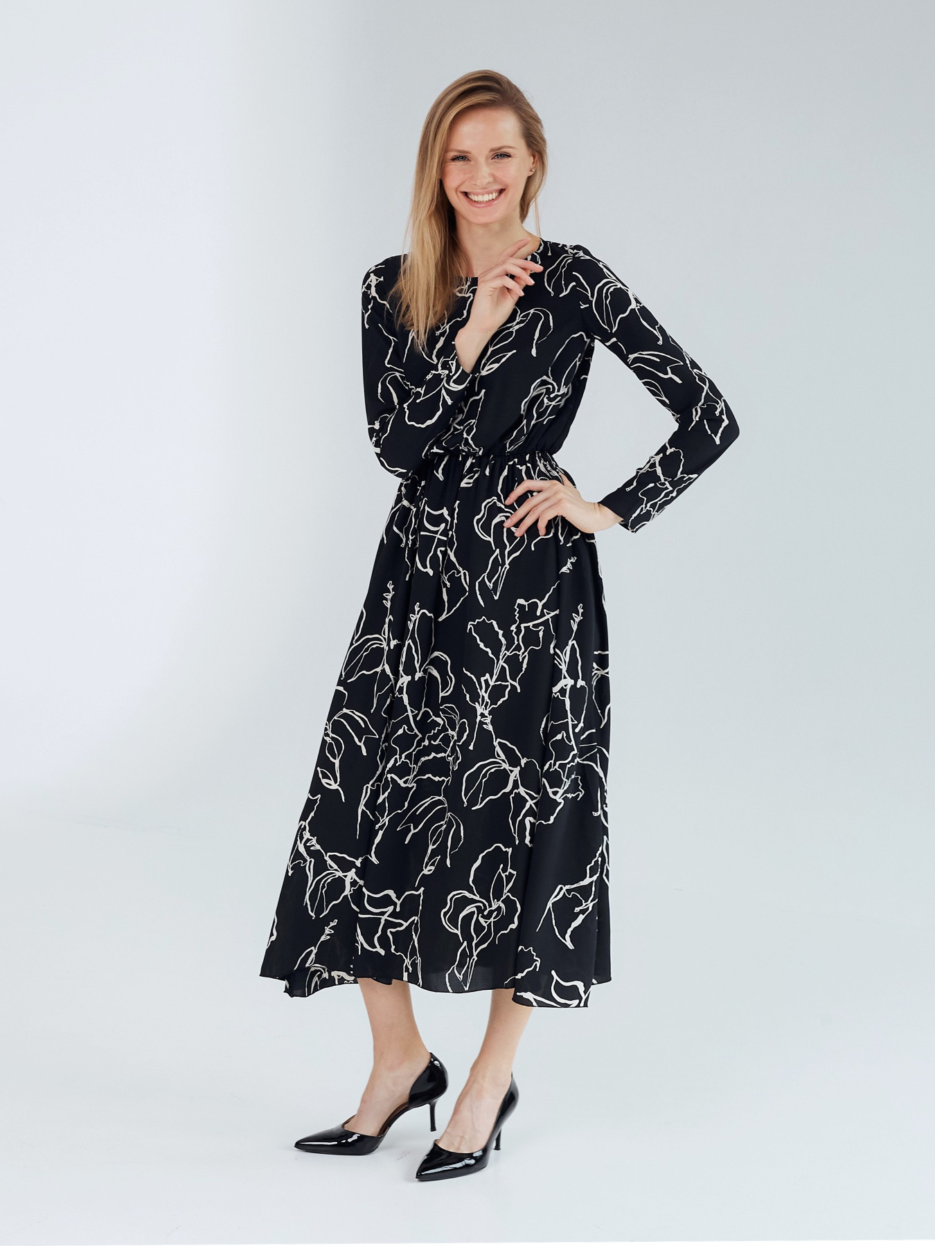 Платья Anais Gose Avalanche модель dress.midi.avalanche.black.001 Фото