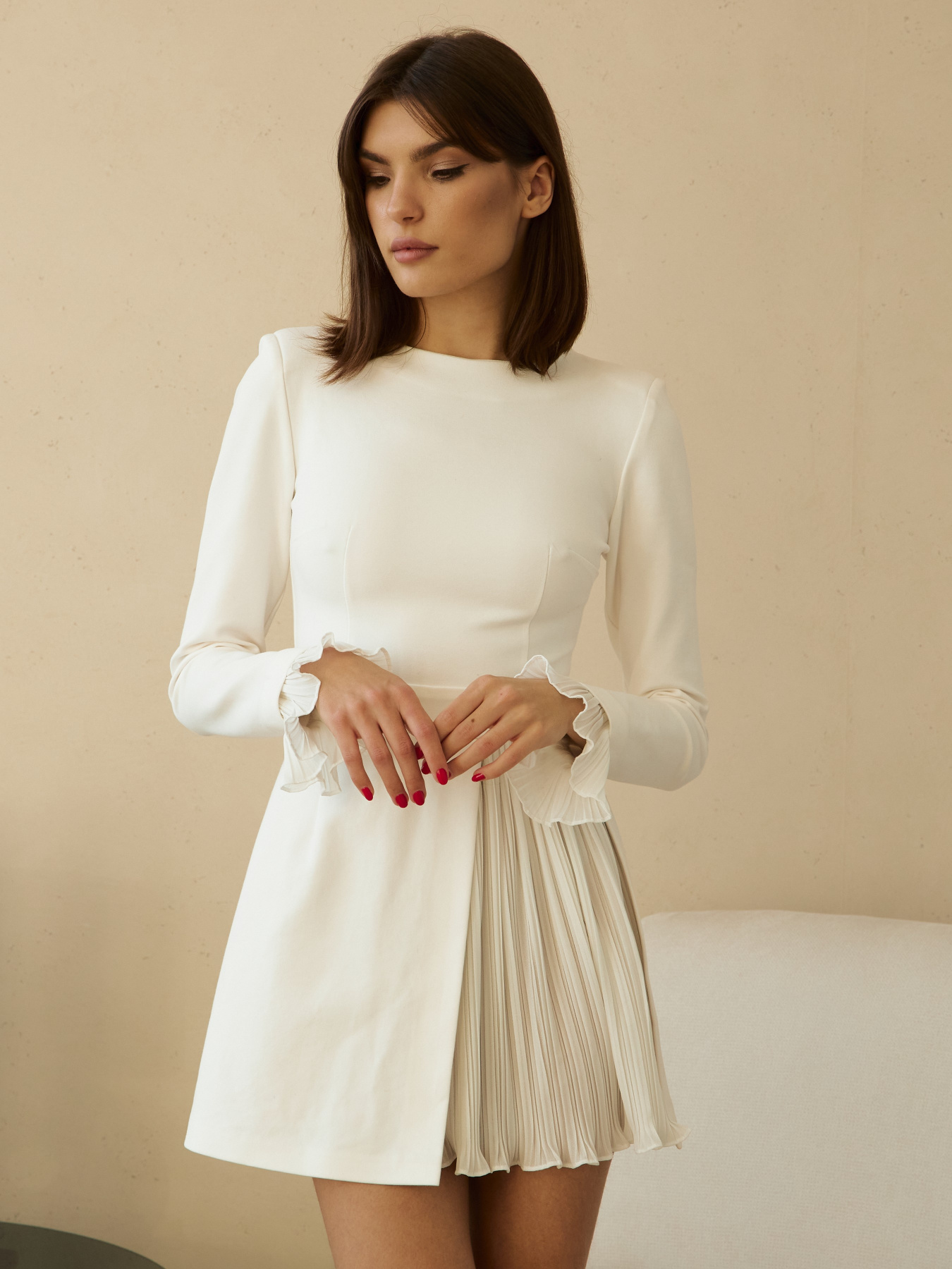 Платья Anais Gose Margo модель dress.mini.margo.white.002 Фото