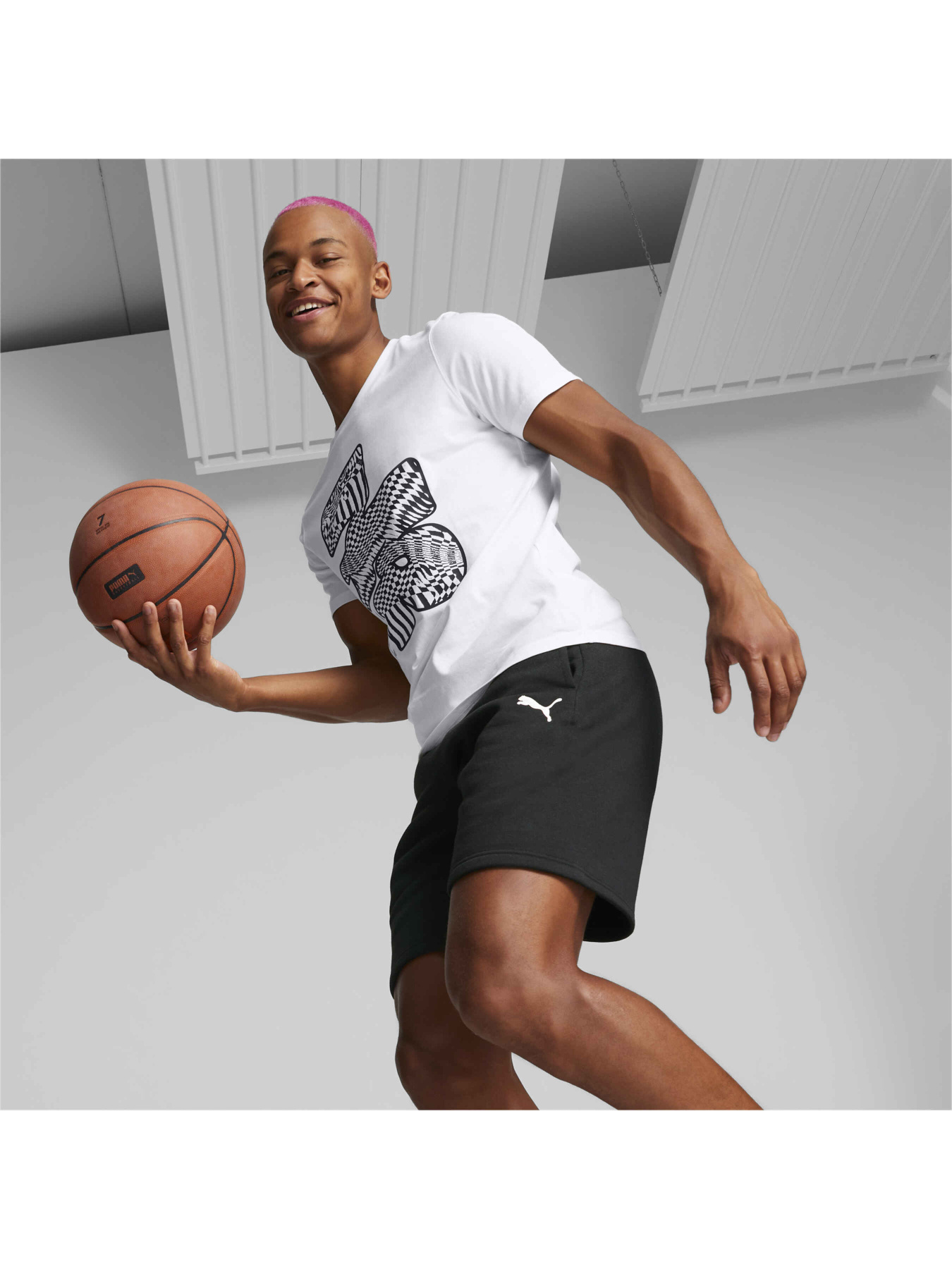Шорты PUMA Graphic Booster Short 1 модель 536338 Фото