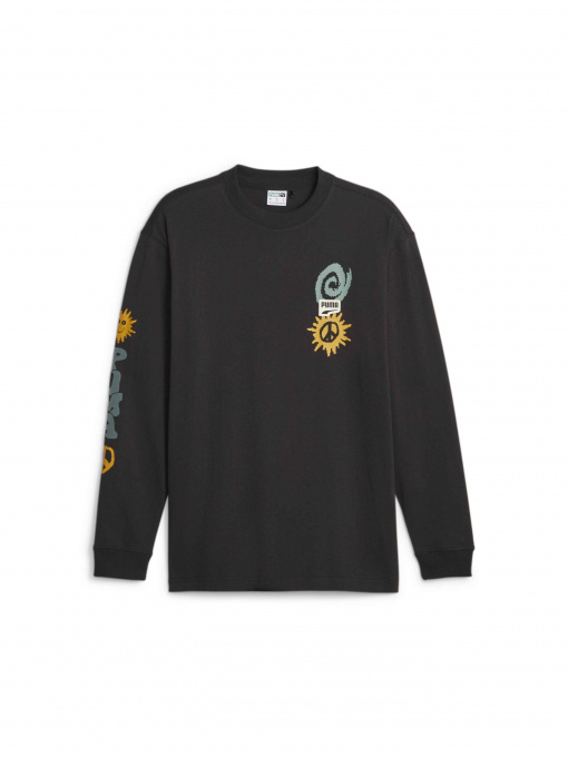 Худі та світшоти PUMA Downtown Ls Tee модель 621271 Фото