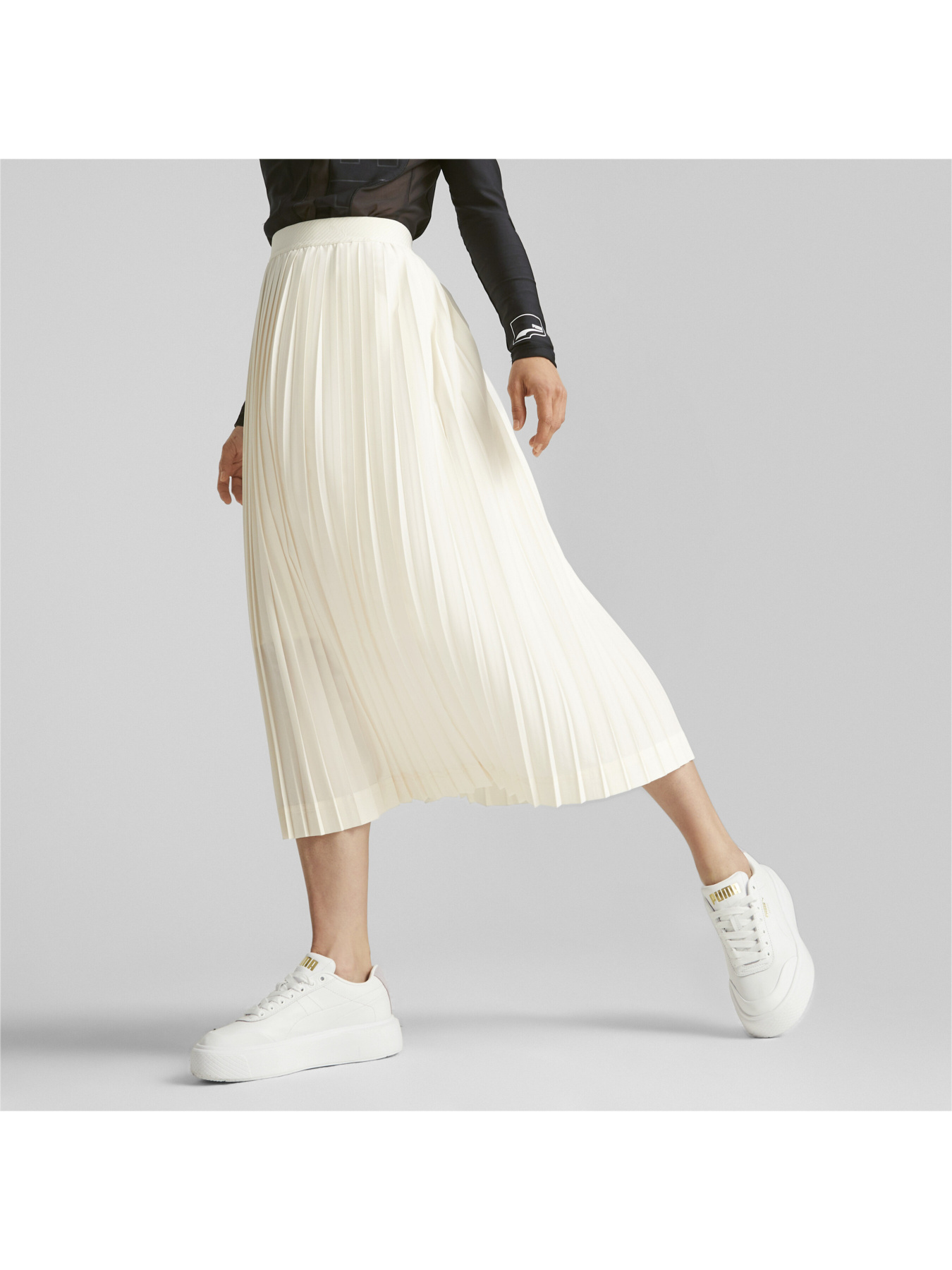 Юбки PUMA Yona Sunpō Plissee Skirt модель 537978 Фото