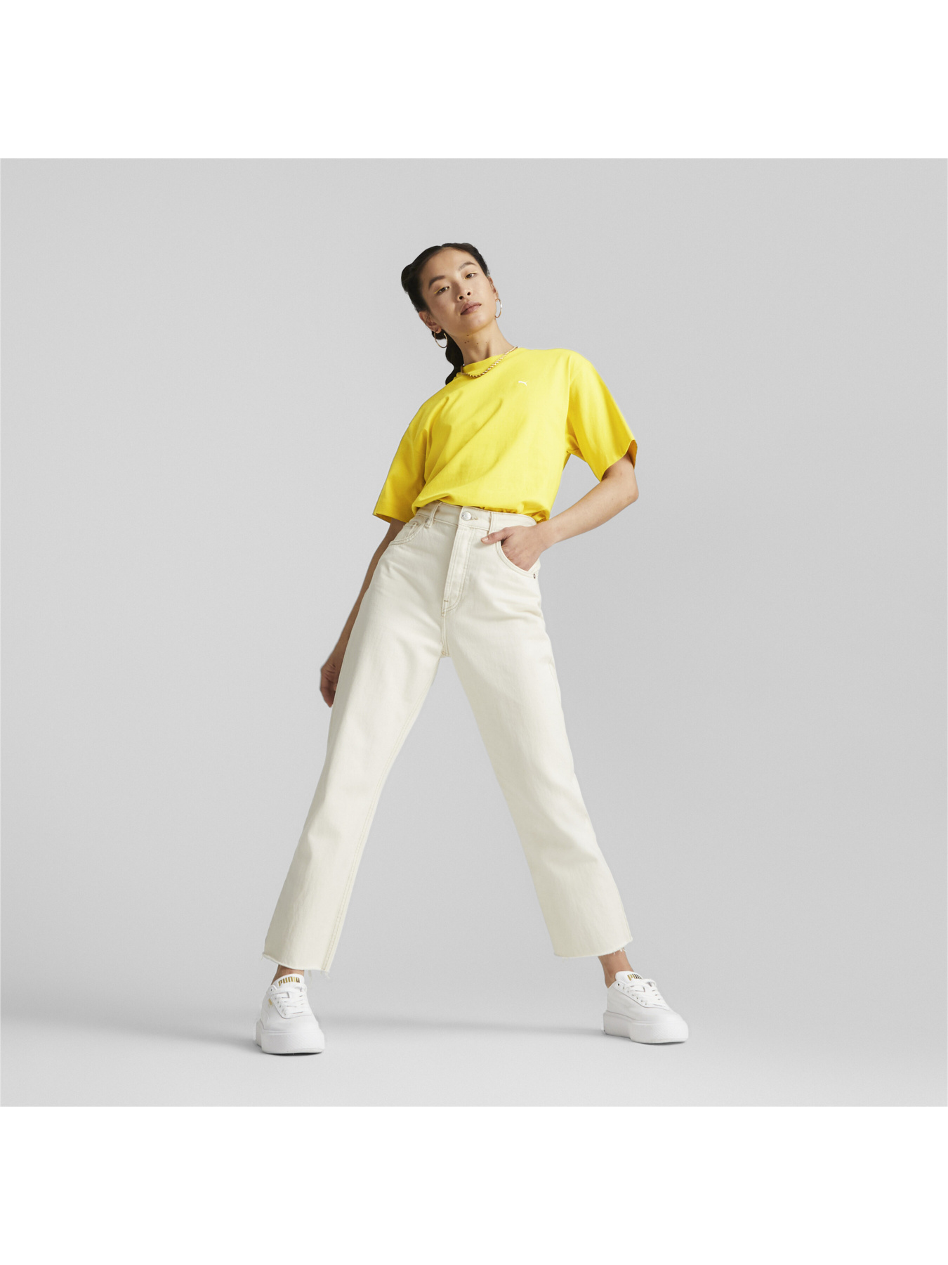 Футболки и поло PUMA Yona Sunpō Mock Neck Tee модель 537977 Фото