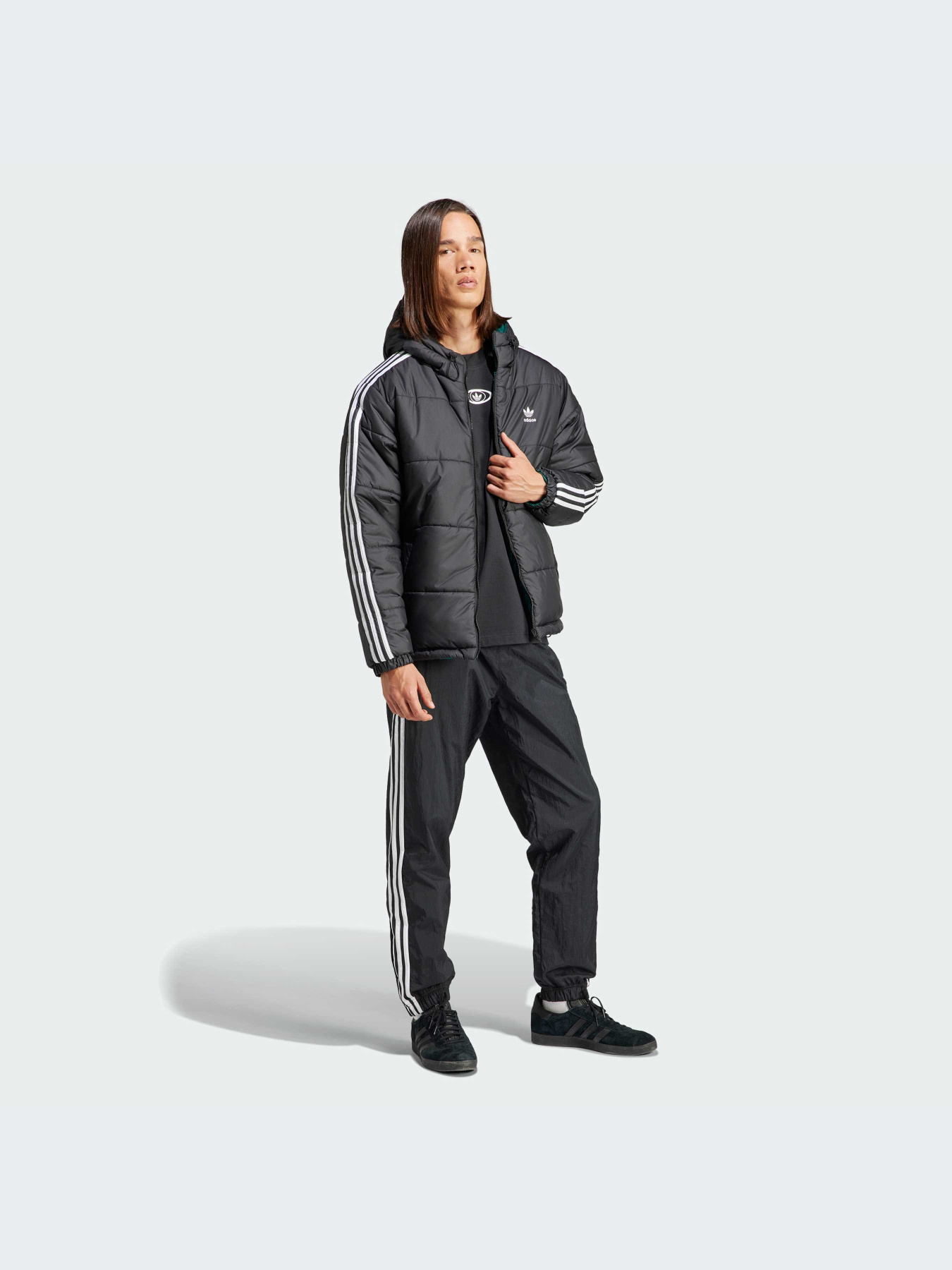 Куртки и дубленки Adidas Adicolor модель HZ0690 Фото