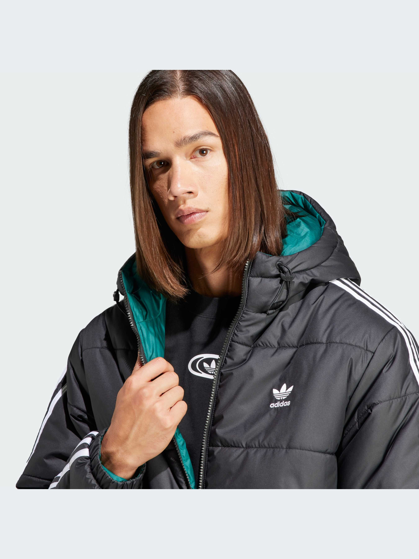 Куртки и дубленки Adidas Adicolor модель HZ0690 Фото