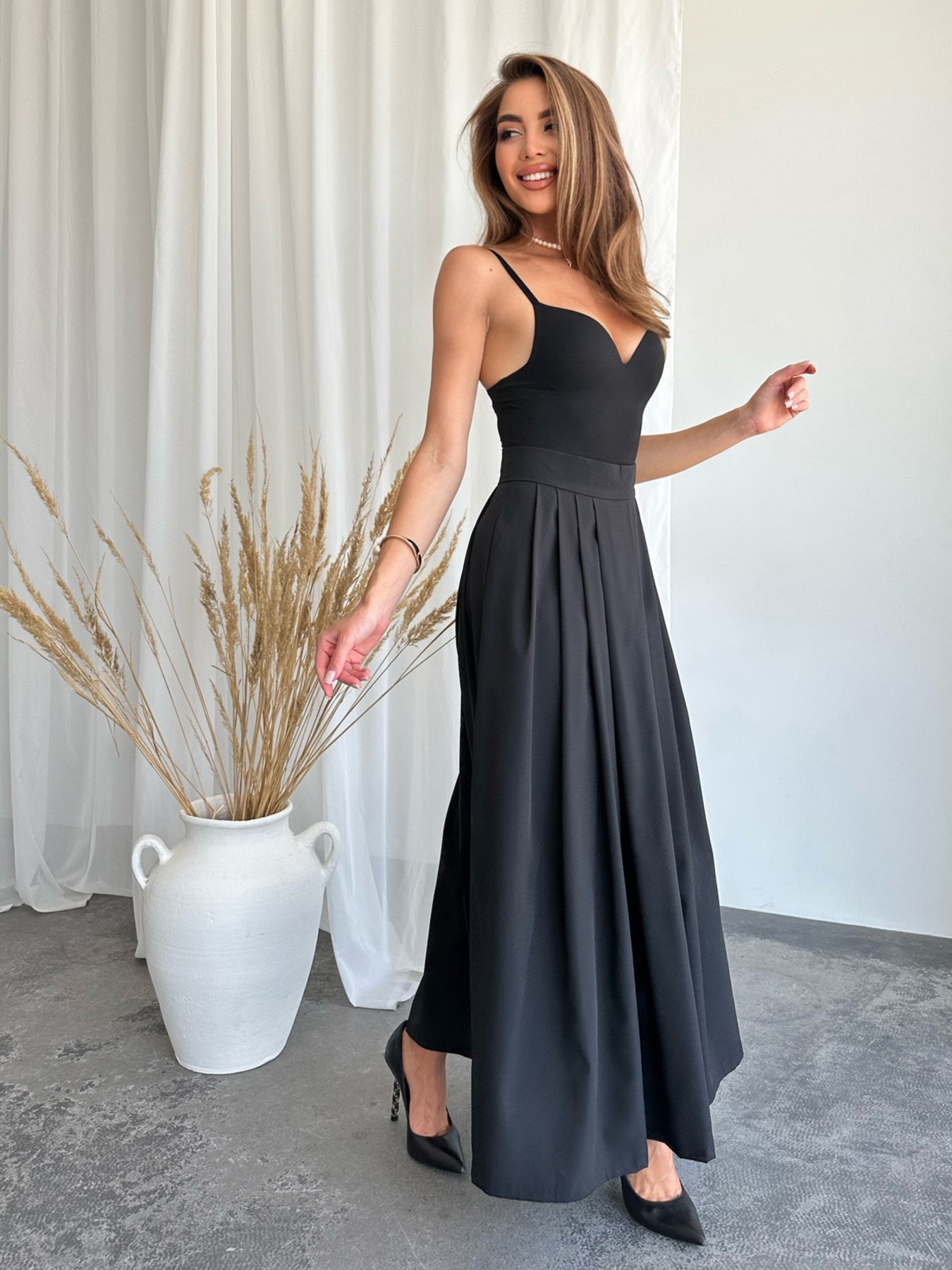Спідниці ISSA Plus модель 12572_black Фото