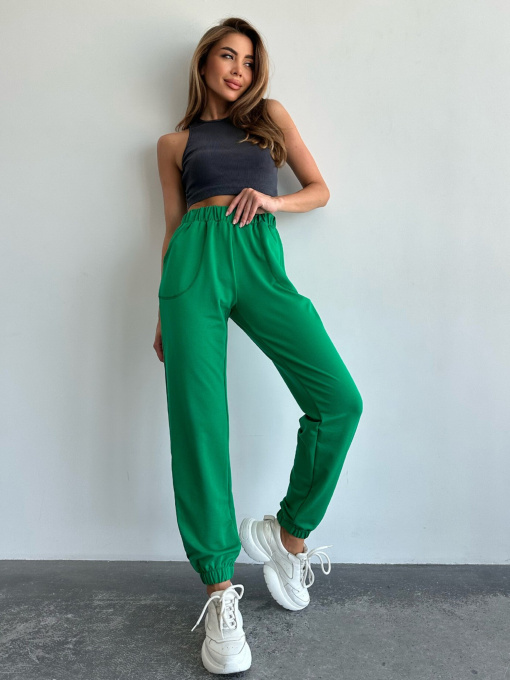 Штани ISSA Plus модель 13694_green Фото