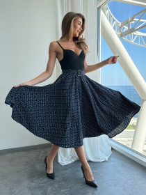 Спідниці ISSA Plus модель 14164_darkblue Фото