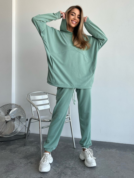 Костюми ISSA Plus модель SA-491_green Фото
