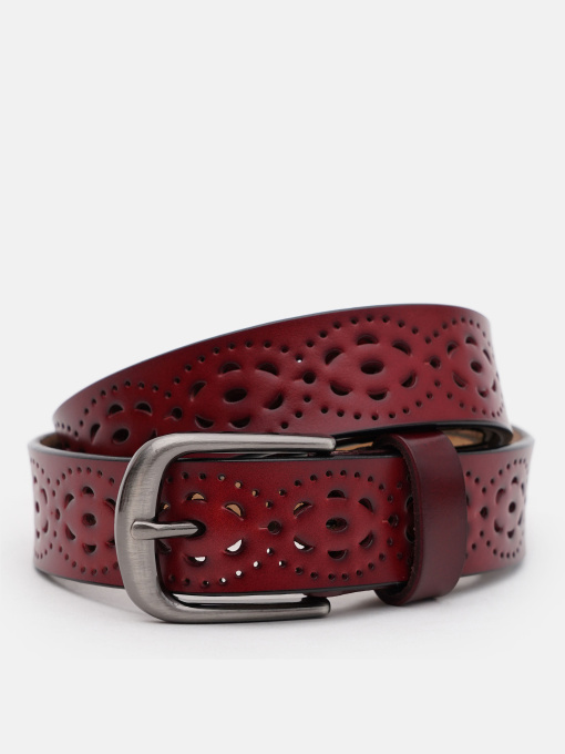 Ремені Borsa Leather модель CV1ZK-040c-bordo Фото