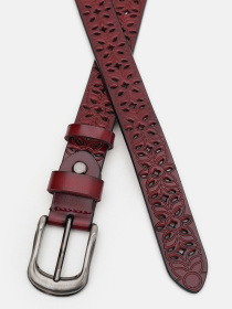 Ремни Borsa Leather модель CV1ZK-094c-bordo Фото