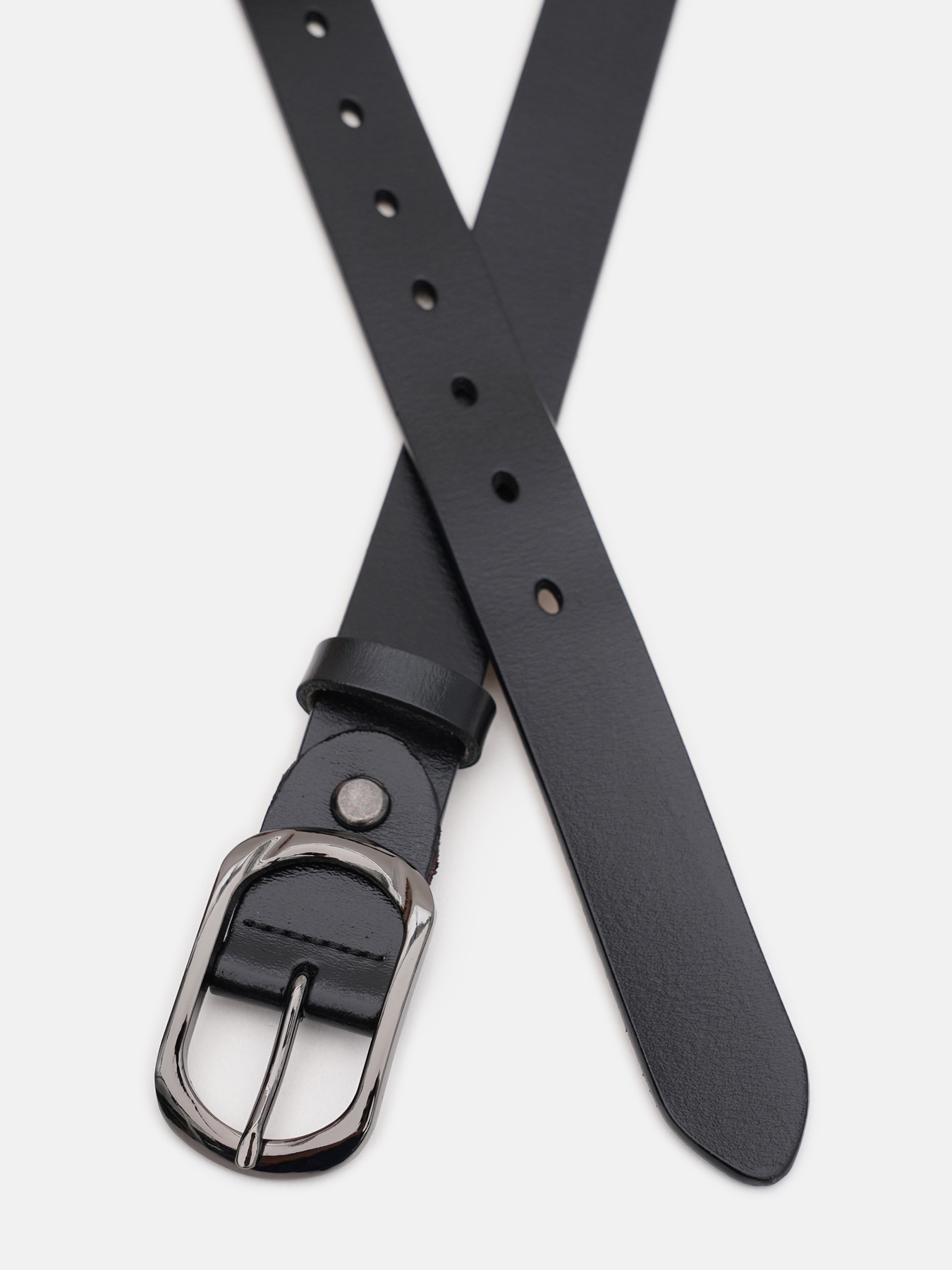 Ремені Borsa Leather модель CV1ZK-052wide-black Фото