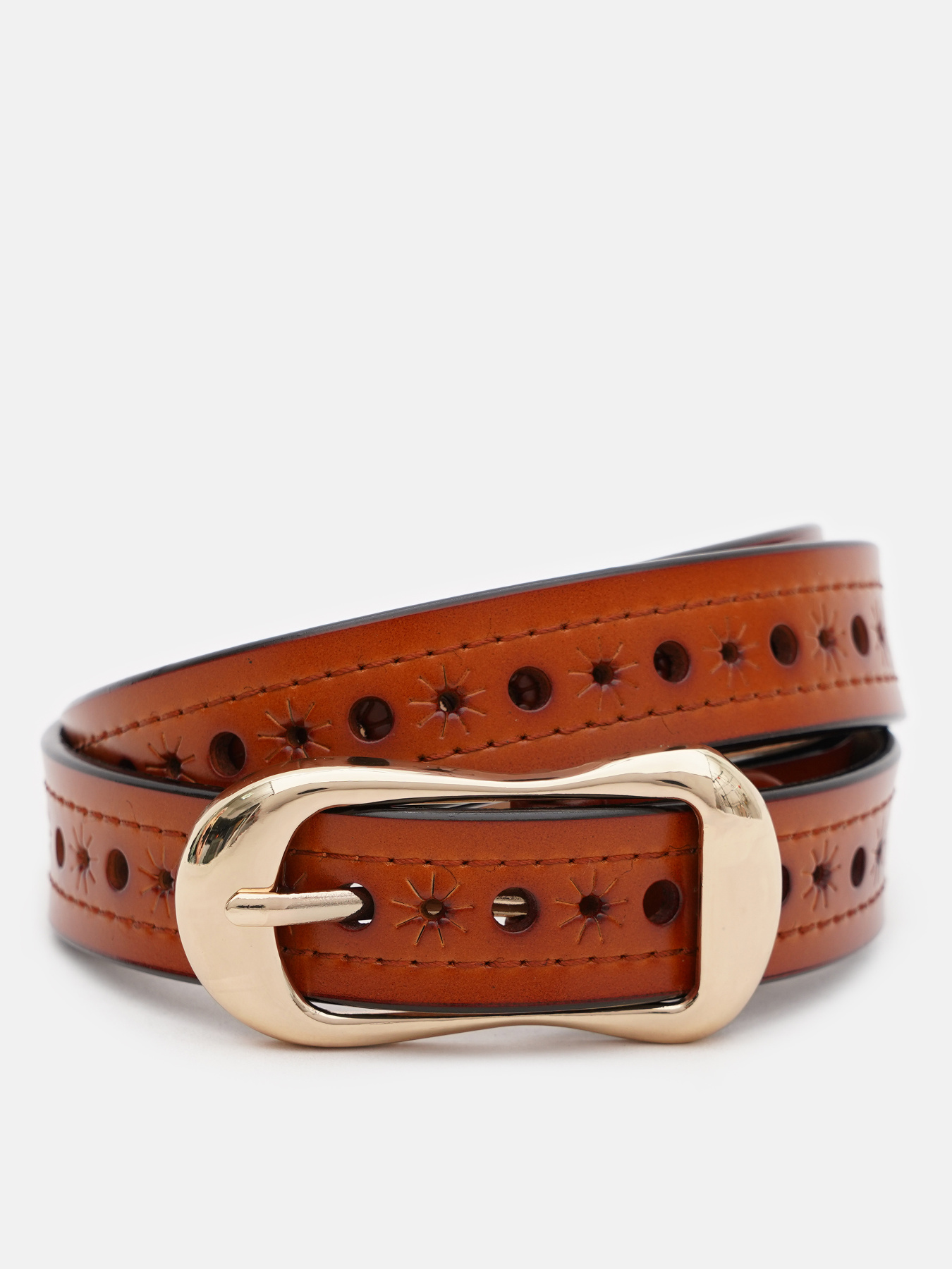 Ремені Borsa Leather модель CV1ZK-019c-brown Фото