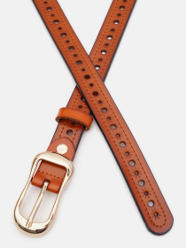 Ремені Borsa Leather модель CV1ZK-019c-brown Фото