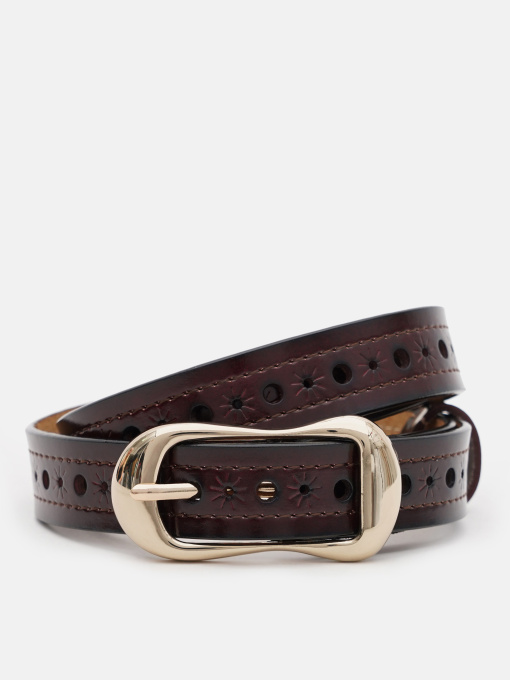 Ремені Borsa Leather модель CV1ZK-019br-brown Фото
