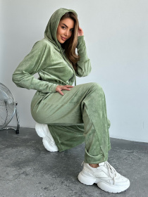 Костюми ISSA Plus модель SA-479_khaki Фото