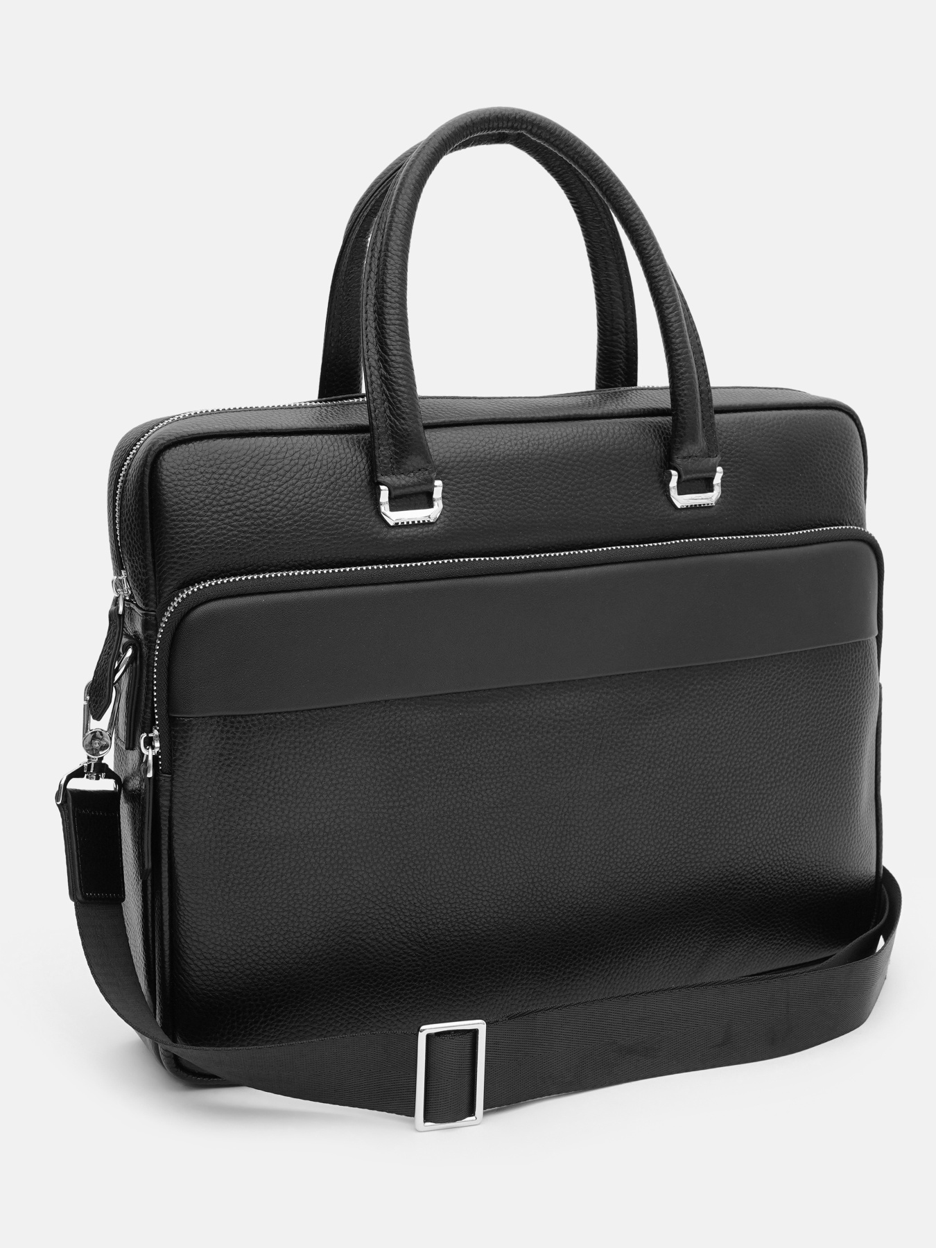 Сумки Borsa Leather модель K18820-1bl-black Фото