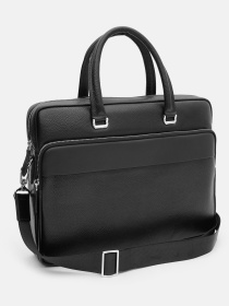 Сумки Borsa Leather модель K18820-1bl-black Фото