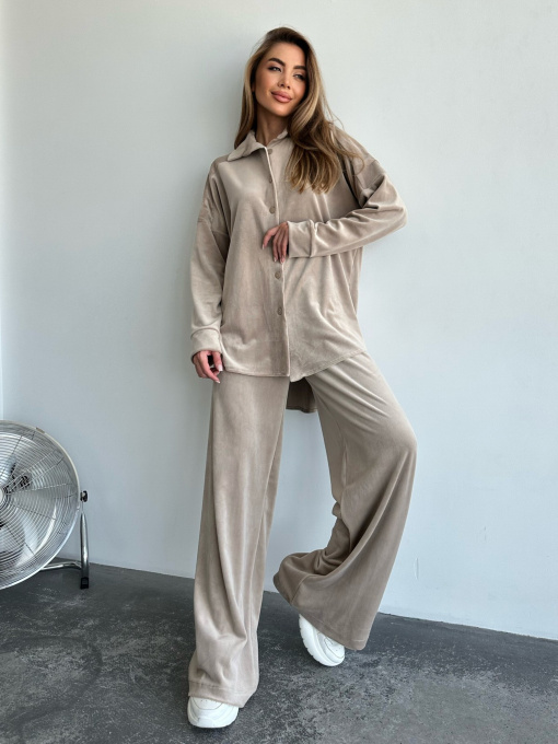 Костюмы ISSA Plus модель 14188_beige Фото