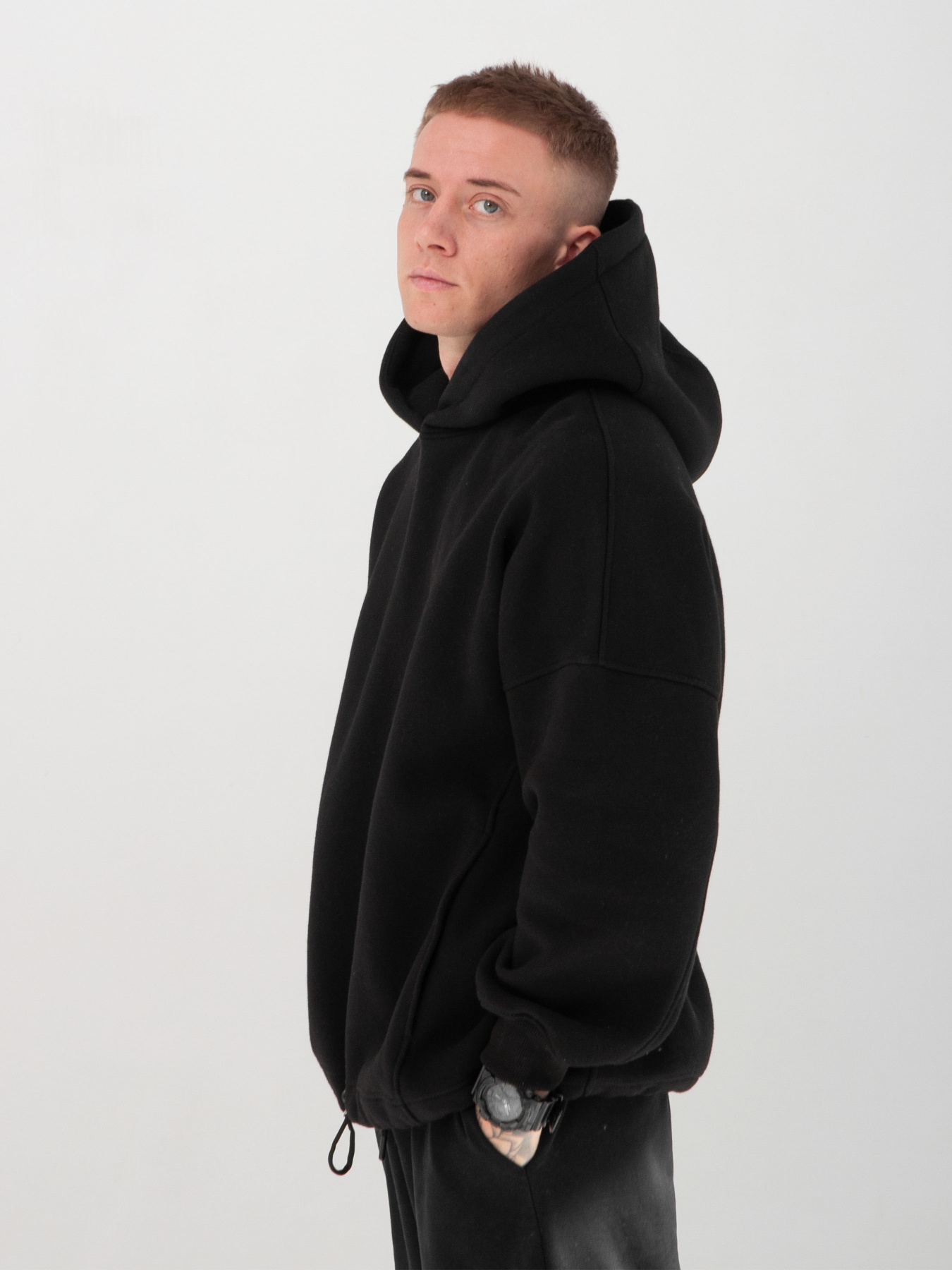 Худі та світшоти IJ модель ij-hoodie-black-men Худі та світшоти IJ модель ij-hoodie-black-men Фото