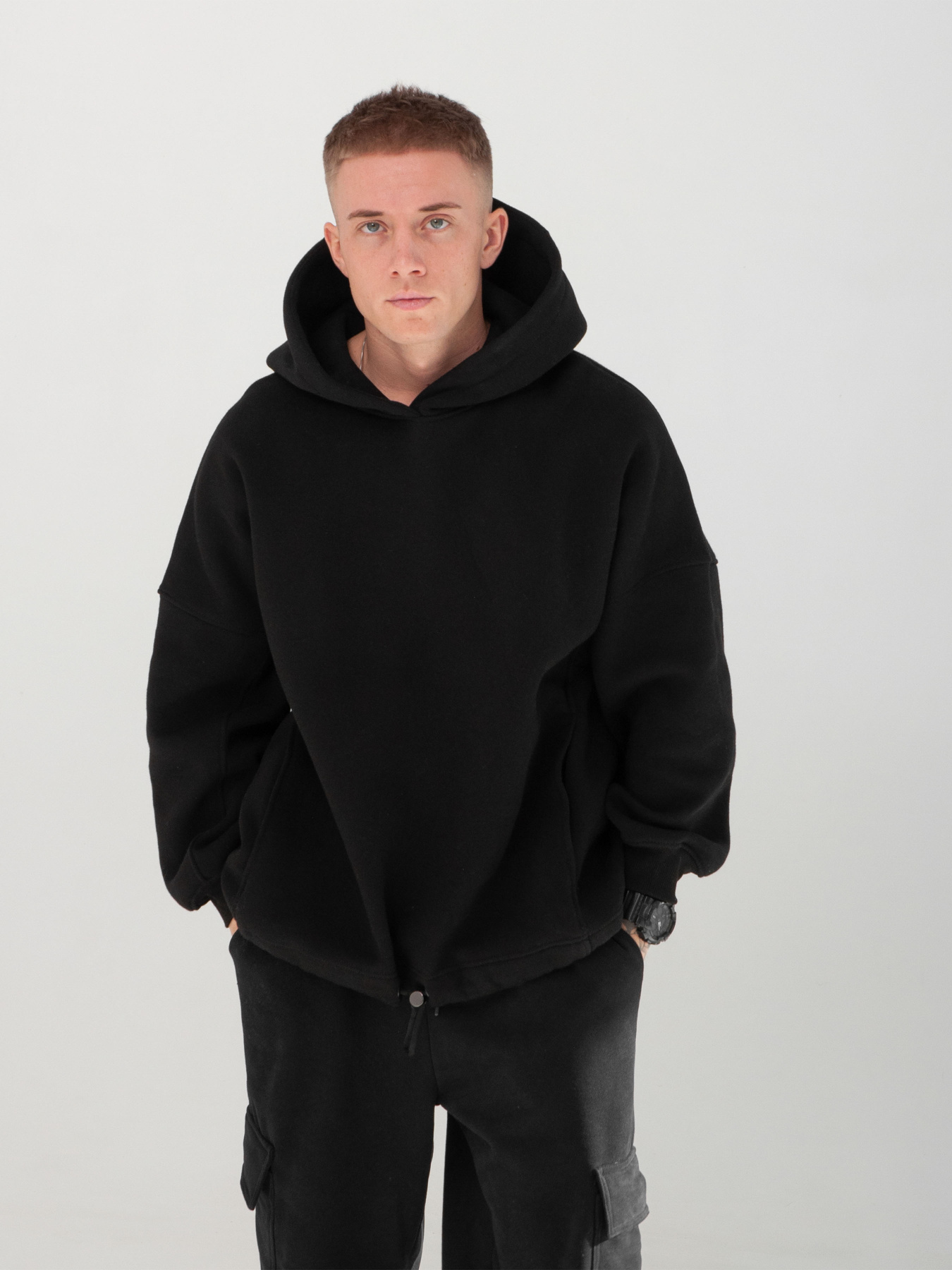 Худі та світшоти IJ модель ij-hoodie-black-men Худі та світшоти IJ модель ij-hoodie-black-men Фото