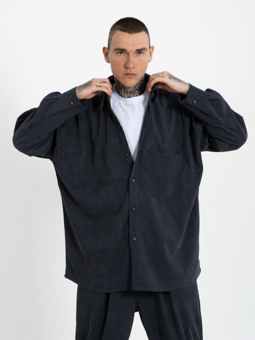 Рубашки IJ модель ij-sorochka-velvet-grafit-men Фото