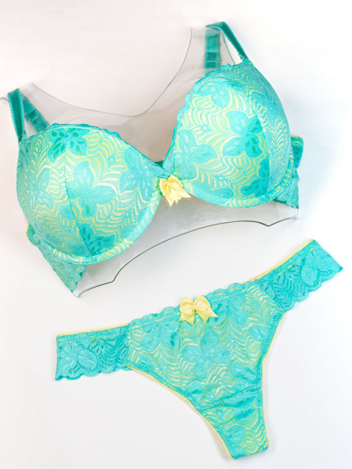 Нижнее белье ISSA Plus модель BL2-671_turquoise Фото