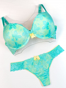Нижнее белье ISSA Plus модель BL2-671_turquoise Фото