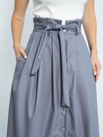 Юбки ISSA Plus модель 13140_gray Фото