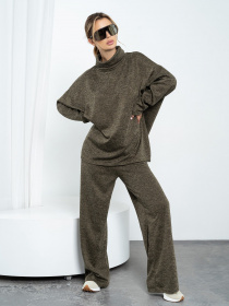 Костюми ISSA Plus модель 14193_khaki Фото