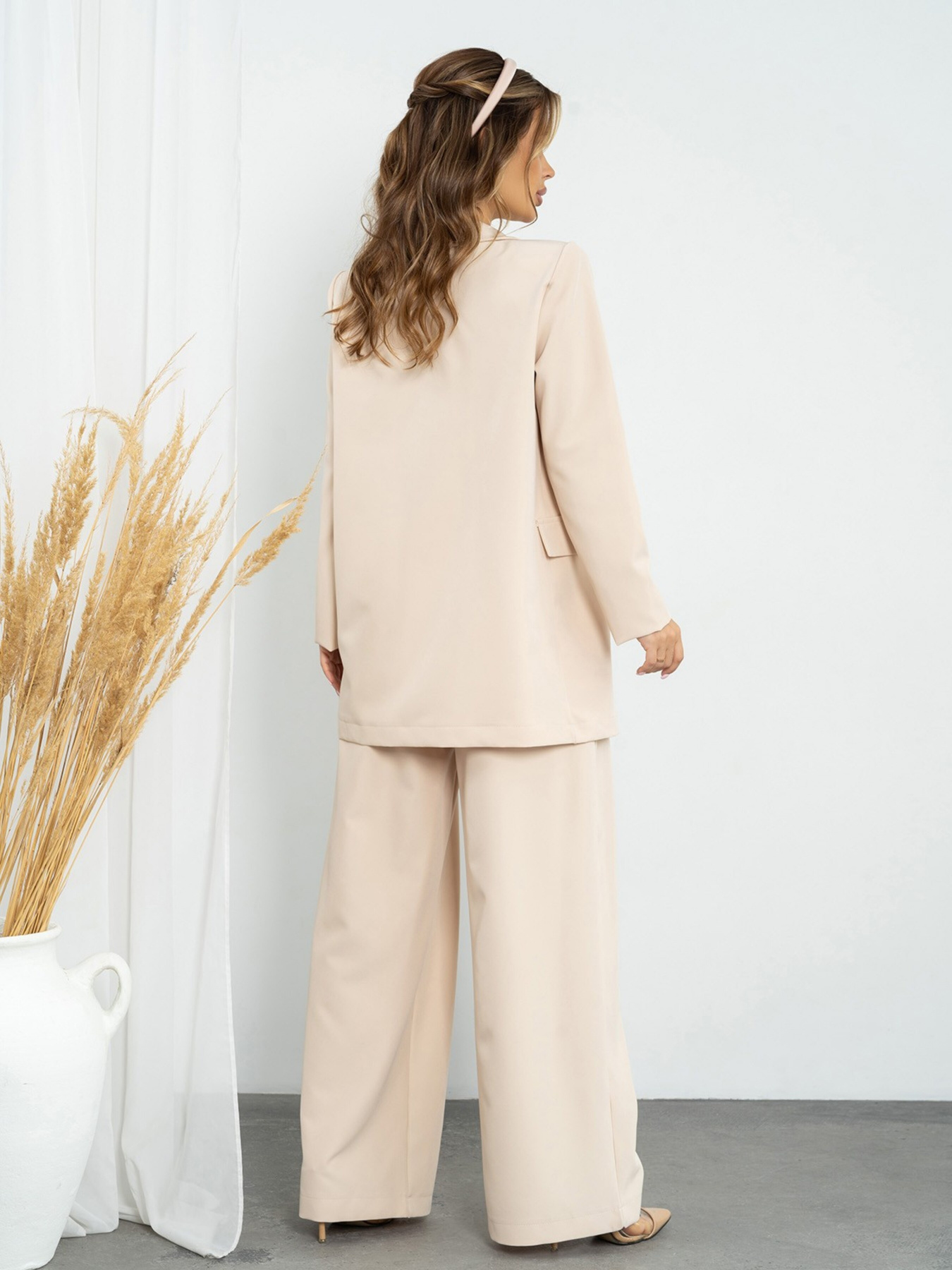 Костюми ISSA Plus модель 14195_beige Фото