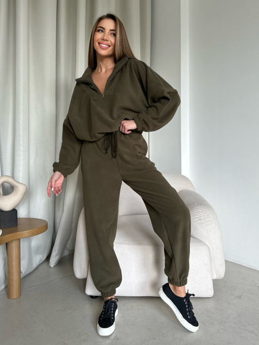 Костюми ISSA Plus модель 14197_khaki Фото