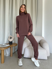 Костюмы ISSA Plus модель 14207_brown Фото
