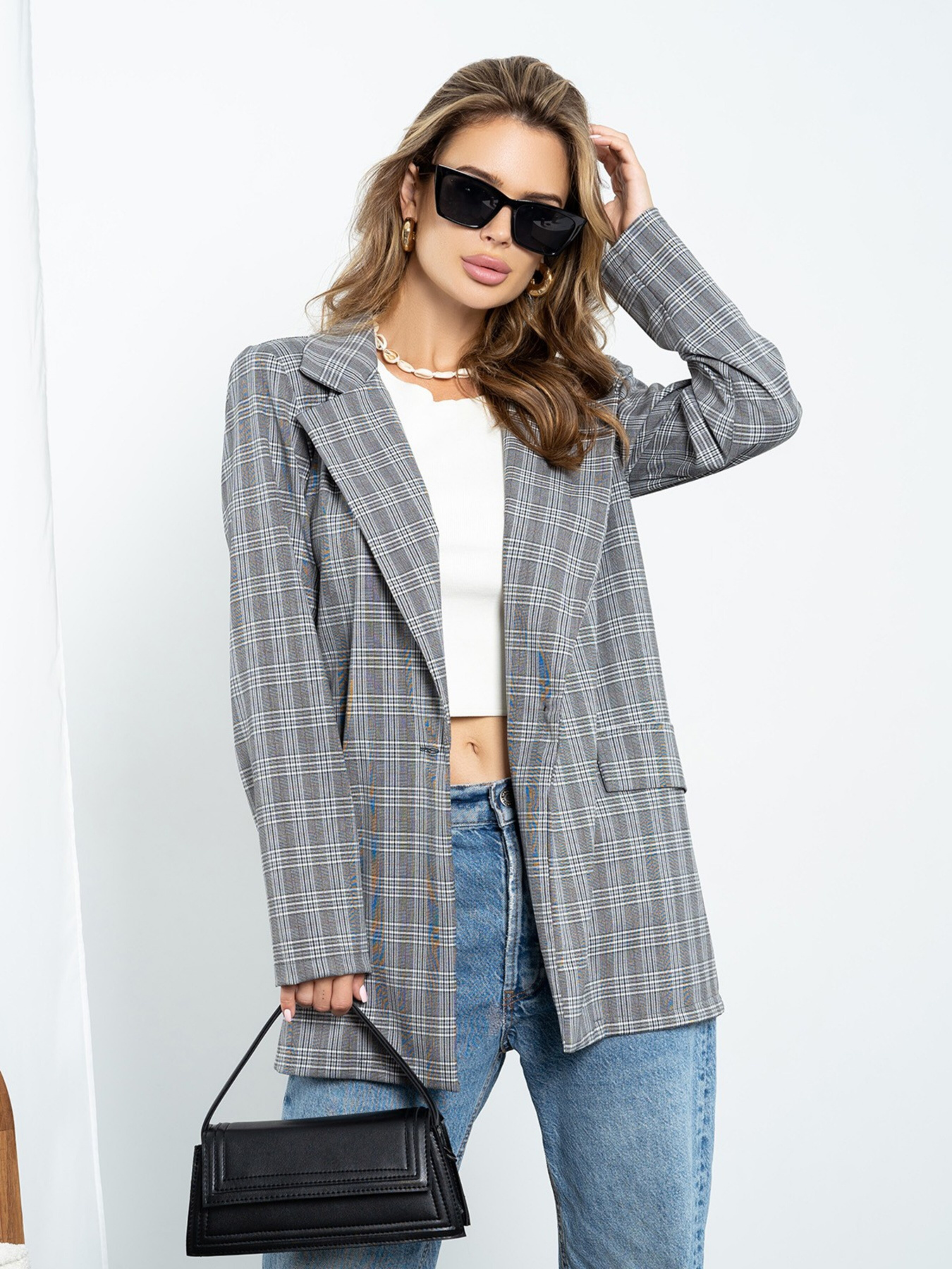 Піджаки ISSA Plus модель 14208_gray Фото