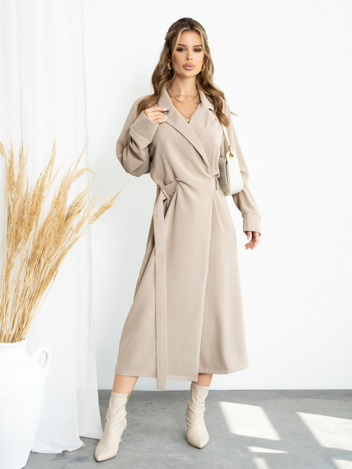 Сукні ISSA Plus модель 14210_beige Фото