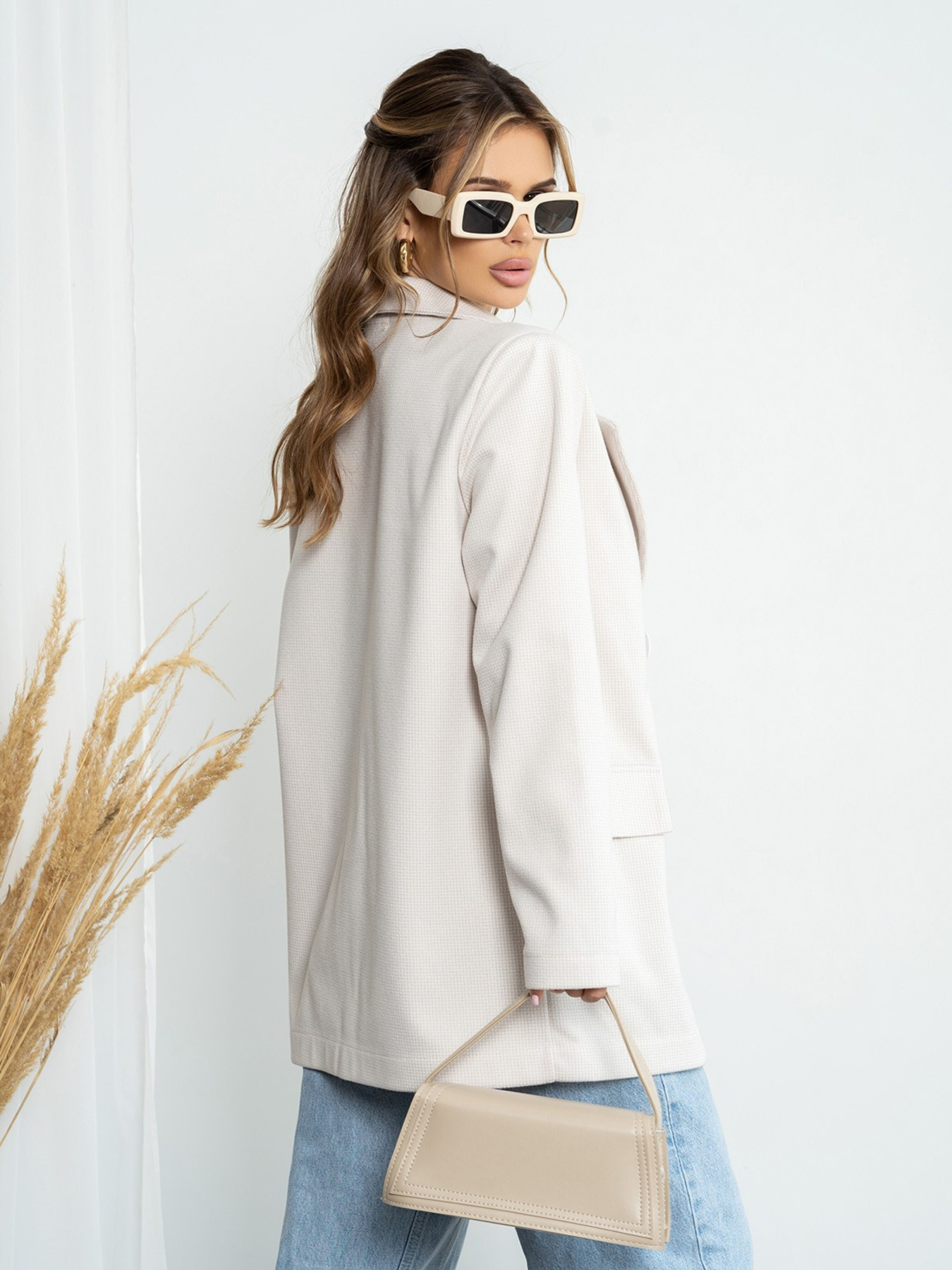 Піджаки ISSA Plus модель 14214_beige Фото