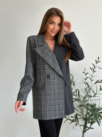 Пиджаки ISSA Plus модель 14222_darkgray Фото