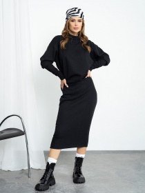 Костюми ISSA Plus модель 13651A_black Фото