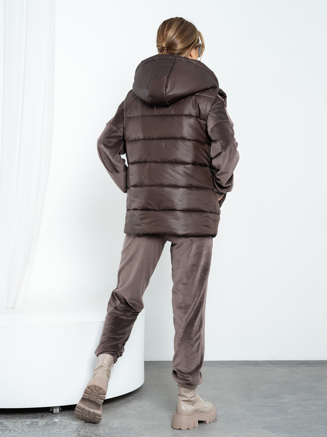 Костюми ISSA Plus модель SA-480_brown Фото