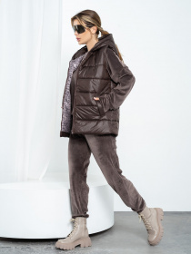 Костюми ISSA Plus модель SA-480_brown Фото