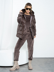Костюми ISSA Plus модель SA-480_brown Фото