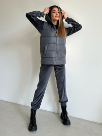 Костюмы ISSA Plus модель SA-480_grey Фото