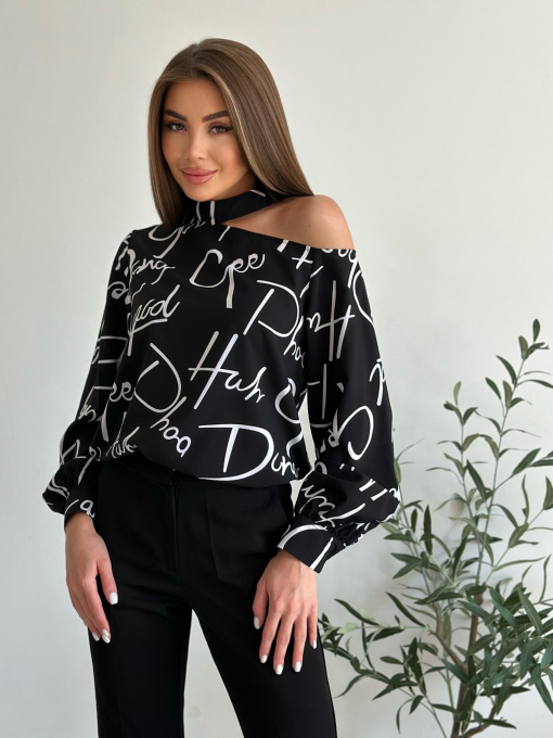 Рубашки ISSA Plus модель SA-494_black Фото